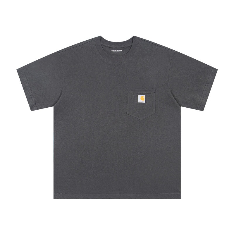 Cross-Border Exclusive Trendy Brand Carhartt Wip Classic Pocket Version Double Yarn Pure Cotton Unisex Short-Sleeve T-Shirt Cross-Border Exclusive Trendy Brand Carhartt Wip Classic Pocket Version Double Yarn Pure Cotton Unisex Short-Sleeve T-Shirt