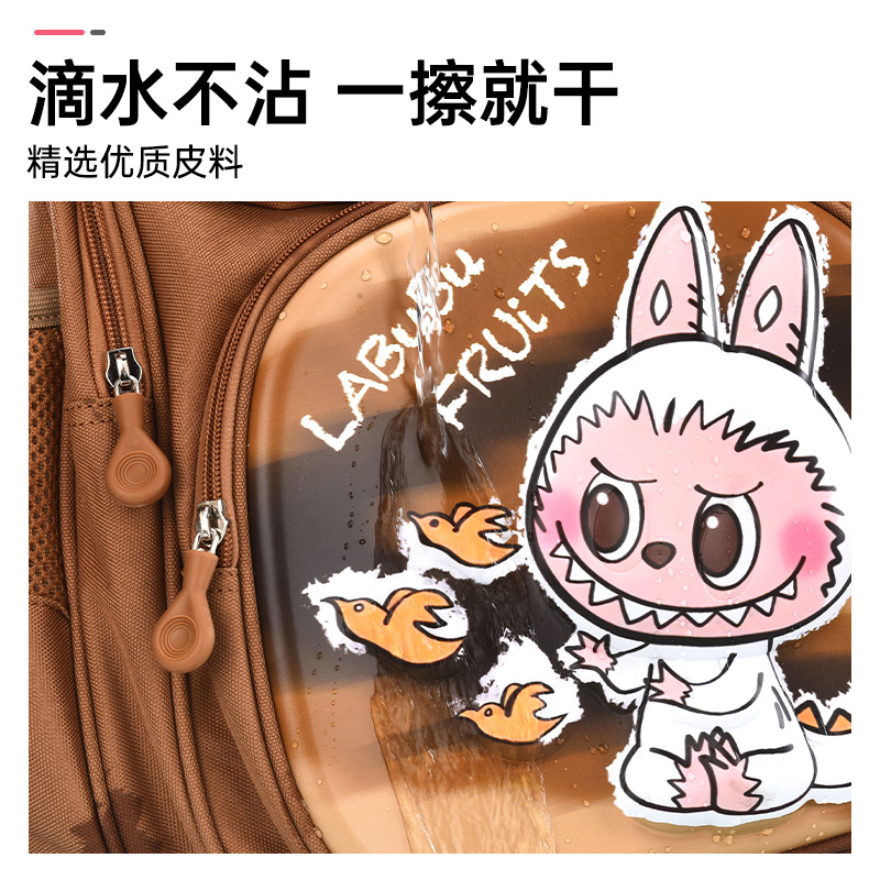 Mochila escolar para niños Rabubu, nueva niña, escuela primaria, dos, tres, cuatro y cinco años, dibujos animados, animación, reducción de la carga, mochila de protección de la columna