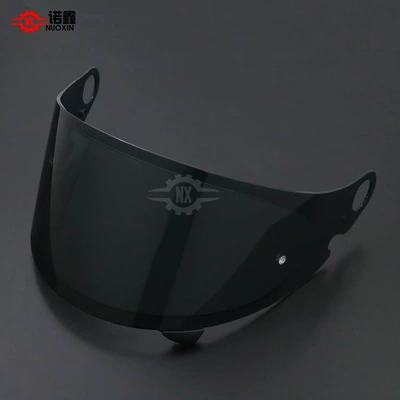 Dəbilqə (Kaska) aksesuarları — Motorcycle Retro Helmet Lens - glamster-dark-black
