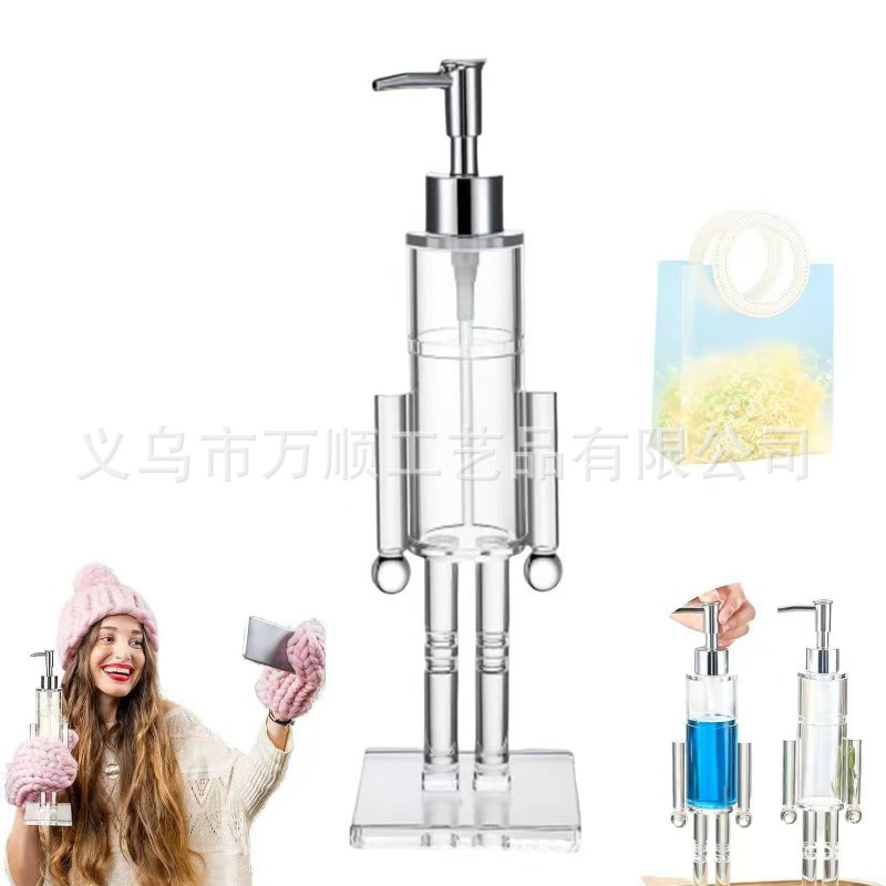 新品创新个性爆款Nutcracker  Soap Dispenser胡桃夹子皂液器水泵
