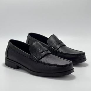 Jinlilai Deer Leather Men's Shoes Same Genuine Leather Business Formal Shoes Men's Foot Soft Leather Soft Bottom Breathable Lefu Leather Shoes