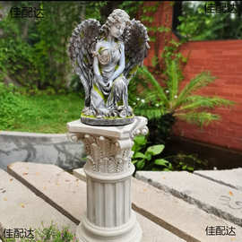 花园装饰欧式摆件户外可爱人物塑园林别墅庭院露台阳台布置