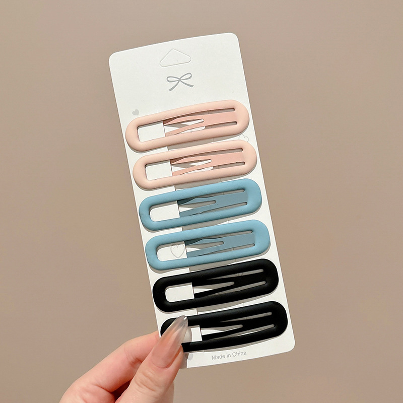 Pin de cabello de dopamina para mujeres lindas pinzas de cabello de peluquería bb pinzas de cabello 2025 nuevo estilo premium pinzas de cabello laterales