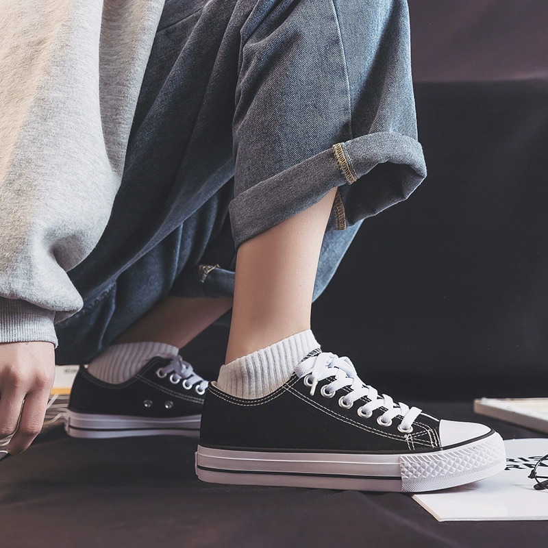 Универсальная cloth обувь для досуга, спортивная обувь, кроссовки, низкий классический мешок, корейский стиль