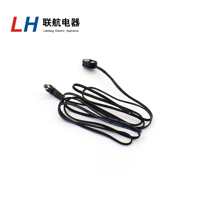 电吉他综合单块效果器连接线9V效果器电池扣转DC公头延长线铜线