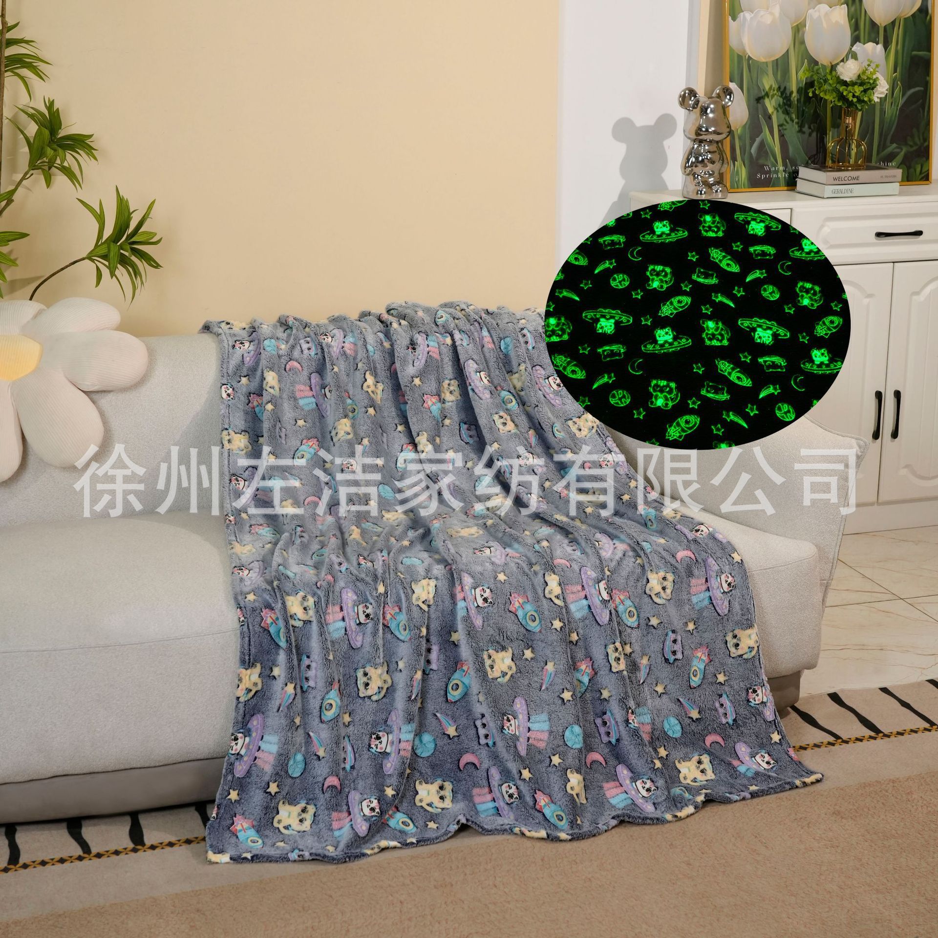Transfronterizos mantas infantiles de franela oficina siesta manta de dibujos animados mantas de jardín de infantes mantas de aire acondicionado mantas en stock