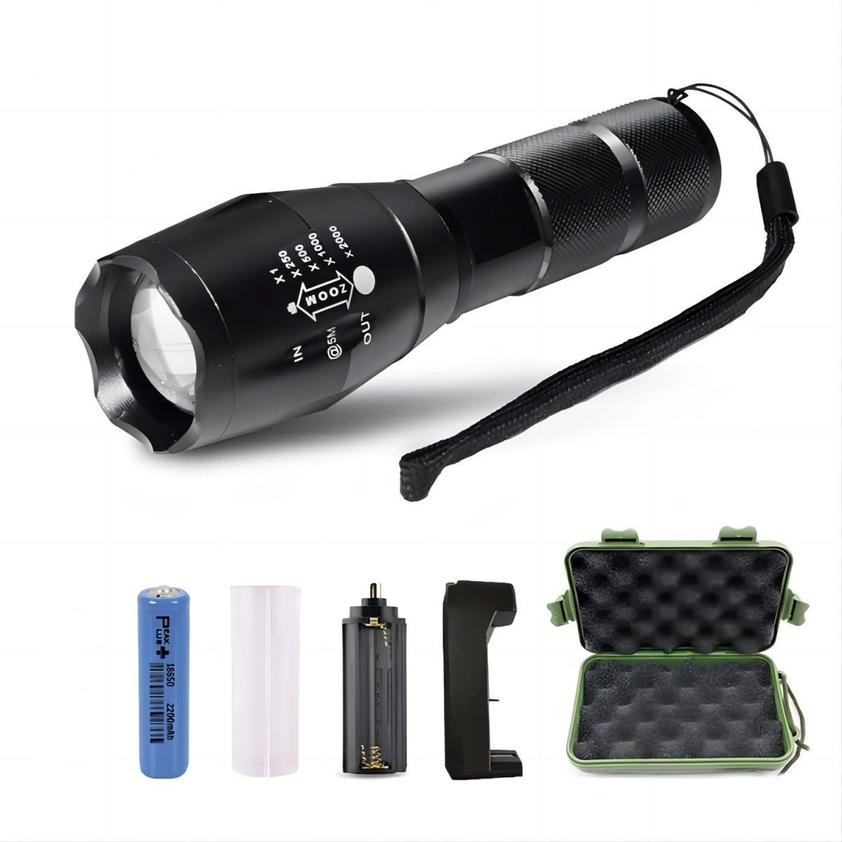 Amazon Высокая мощность капитальный ремонт с магнитом красный зеленый белый T6 сильный свет кемпинг приключение тактическая рыбалка фонарик