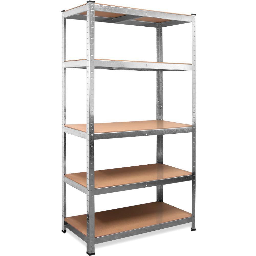 Estante de almacenamiento de artículos diversos Estante galvanizado para el hogar Estante de metal multiusos Estante de exhibición multicapa para supermercado