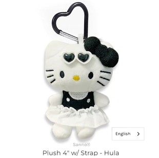 Cute Kitty Doll Pendant Soft Cute Wisdom Show Same Style Small Chanel Love Keychain Pendant Gift Keychain