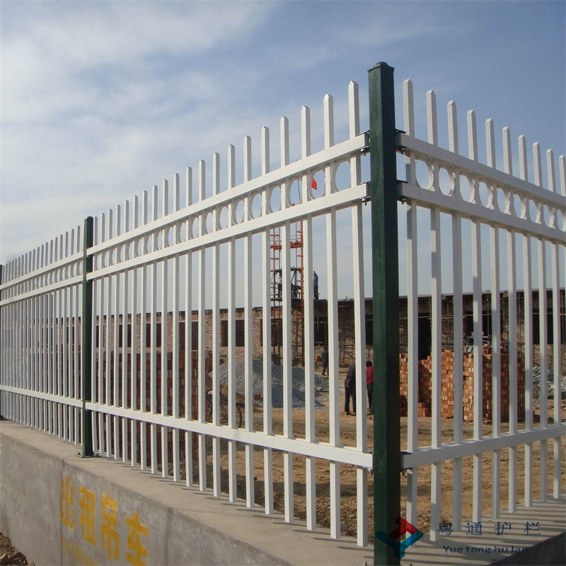 锌钢围栏厂家现货供应组装式铁艺围栏厂区临时防护栅栏方便安装