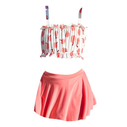 Children's swimwear set, separate two-piece for girls,  new cute polka dot swimsuit for little girls, medium and small children, vacation swimwear