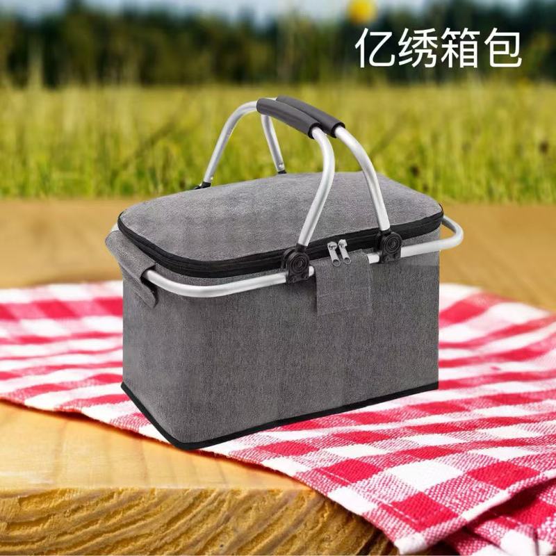 Amazon クロスボーダー屋外断熱ピクニックバスケット折りたたみポータブルオックスフォード布肥厚アイスバッグメーカー在庫|undefined