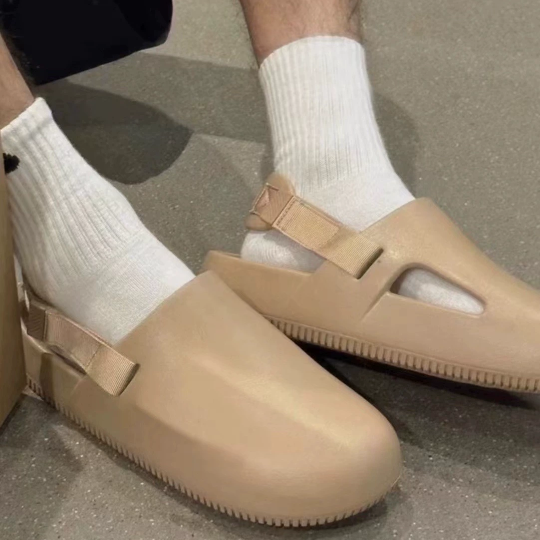 Летние тапочки носить на улице Баотоу Calm Mule сандалии мужчины летнее вождение обуви Birken полутутолосные спортивные тапочки мужчины