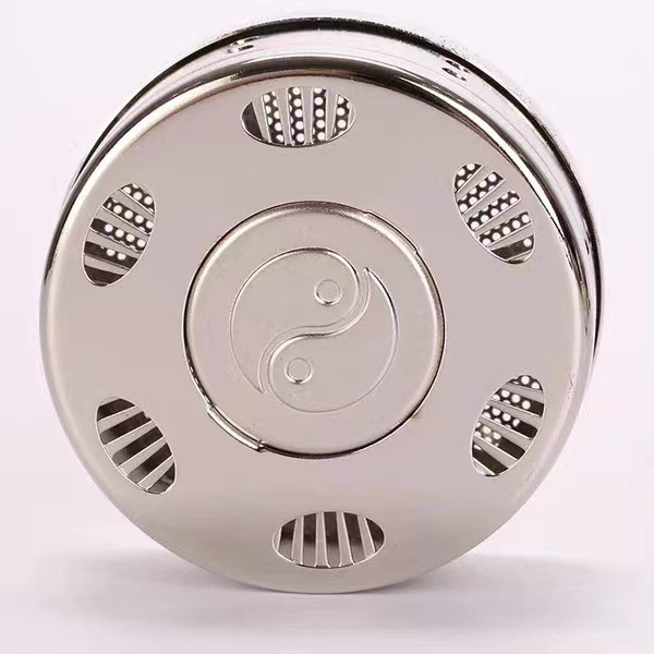 Portable Moxibustion Box Stainless Steel Ai Jiu 灸 Warmer with Smoke Filter Cloth Bag for Home and Salon Use specifications