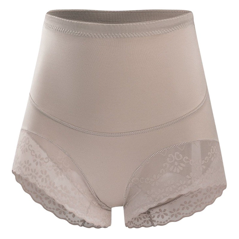 Летнее тонкое женское нижнее белье с высокой талией, дышащие удобные формирующие кружевные брюки для подъема бедер, не Скручивающиеся, нижнее белье