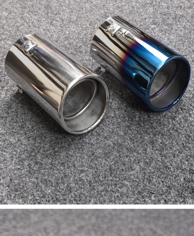Suitable for Nissan Tuda large diameter tail throat Ford Audi Q7 Malibu general exhaust pipe stainless steel tail throat