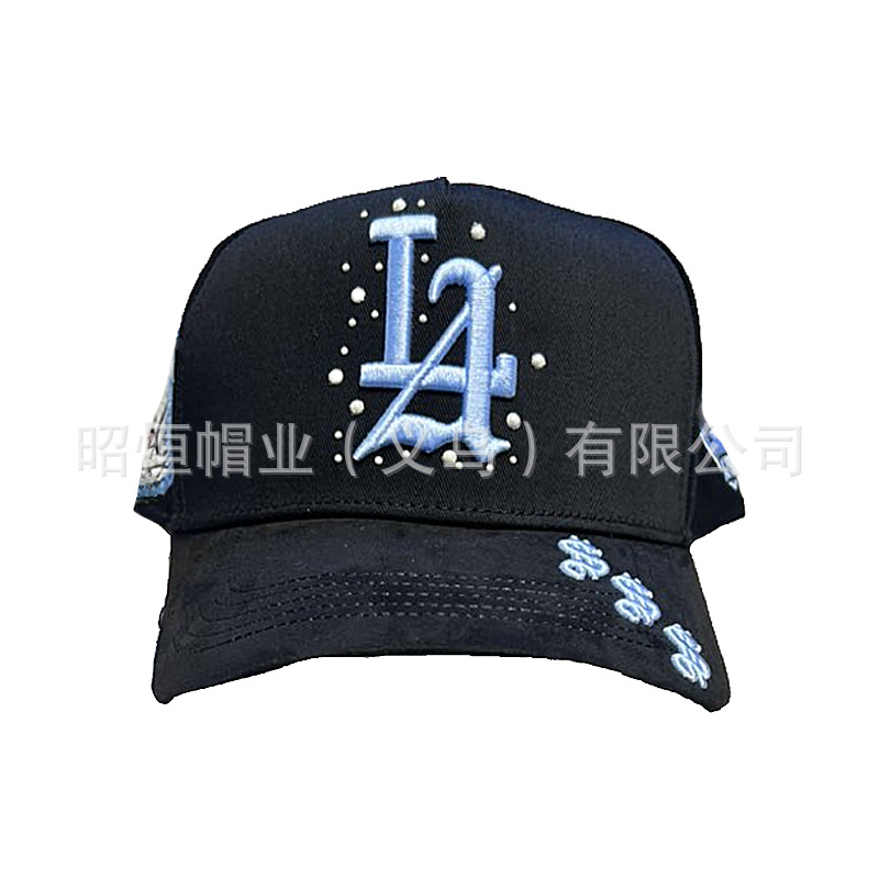 Comercio exterior transfronterizo de Nueva York sombreros de cara pequeña ajustable bordado lengua de pato estilo coreano sombreros de béisbol para hombres y mujeres al aire libre