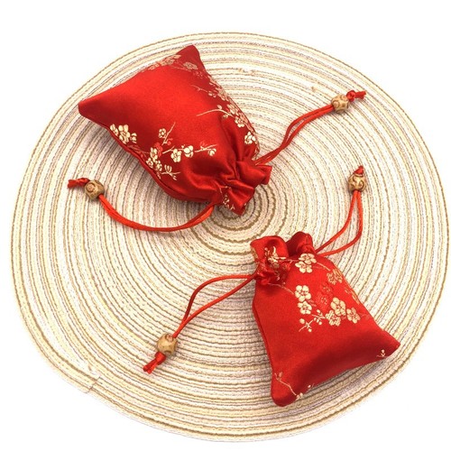 Factory direct sales small cloth bag, high-quality satin gift bag, jewelry silk girdle cloth bag with good feel