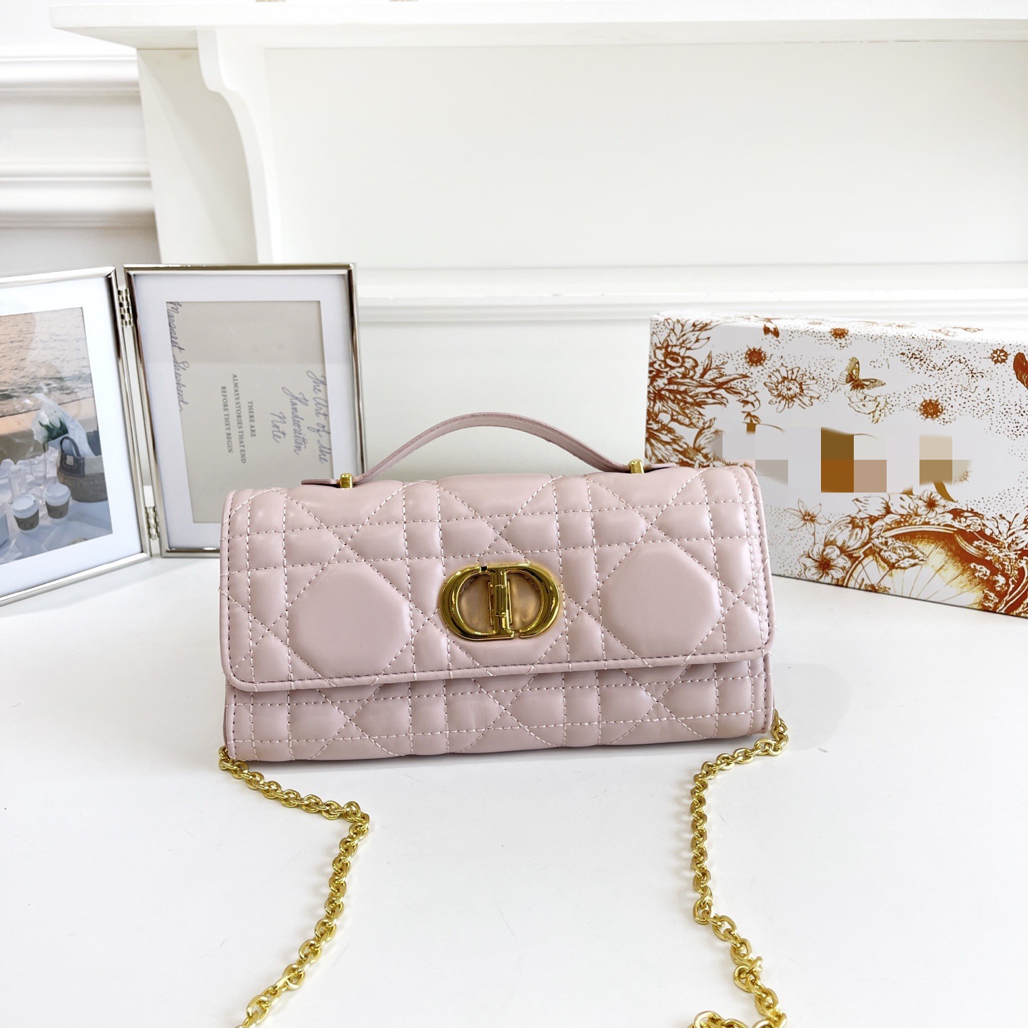 欧美大牌原Miss Caro Woc迷你高版本CD扣单肩包斜挎包奢侈品女包