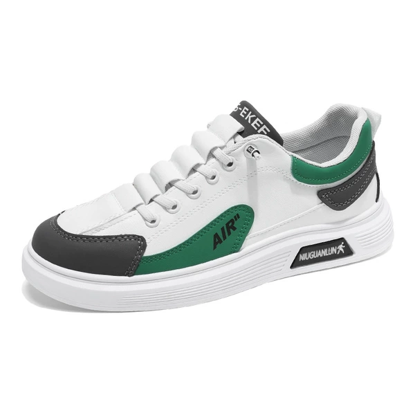 White and green