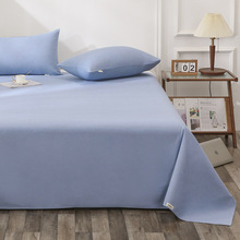 棉布老粗布床单单件日系宿舍单人被单三件套棉麻炕单夏季软凉席