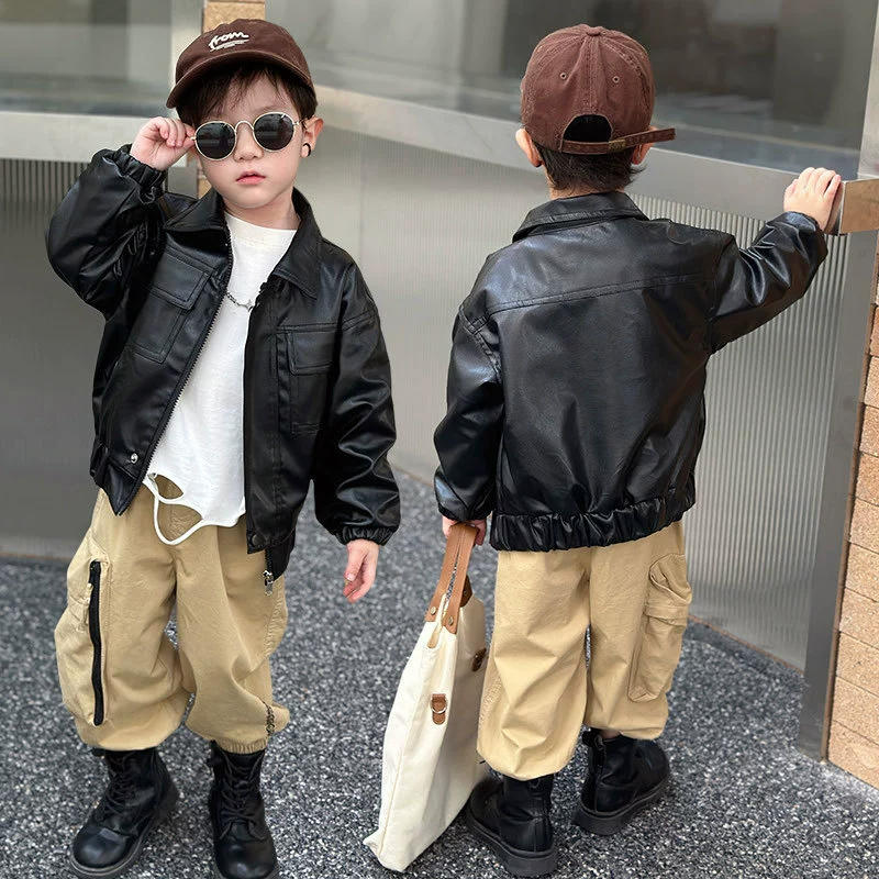 Children's autumn spring jacket for boys