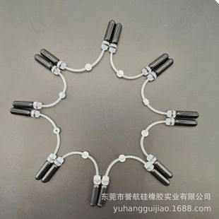 Silicone Ringing Beads Are Highly Tough and Not Easy to Break. Silicone Silk Bearded Luya Small Accessories Are Available for Outdoor Fishing Manufacturers