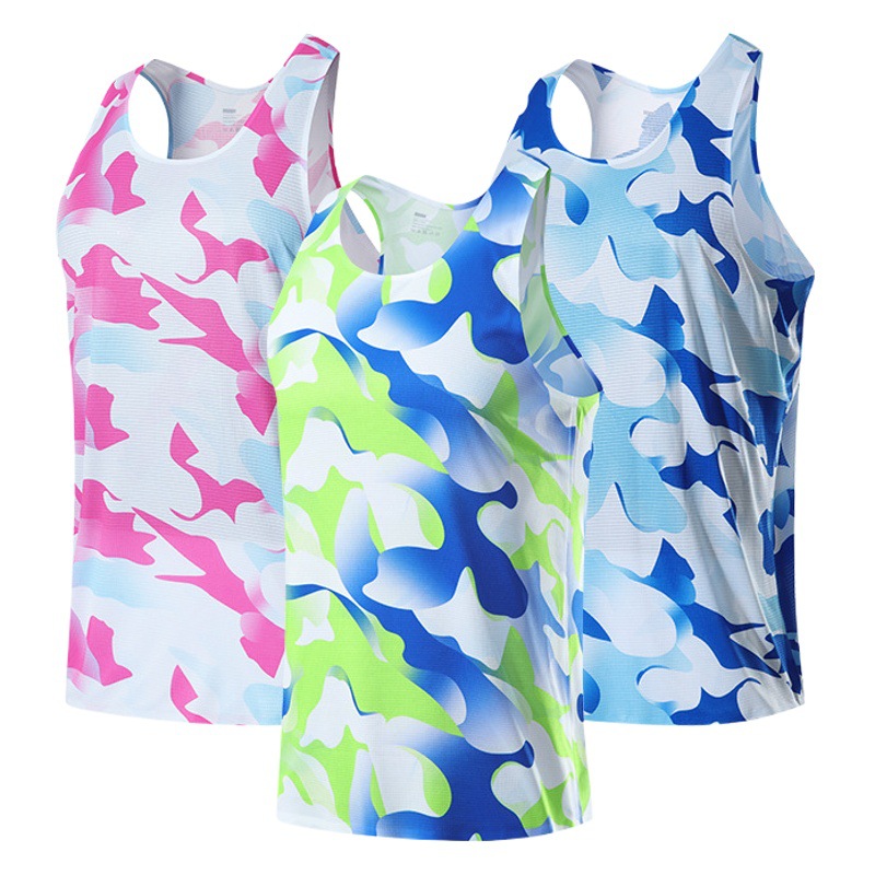 Lightweight Marathon Racing Vest Track and Field Cross-country Quick-drying Breathable Vest Running Training Sports Sleeveless Vest for Men