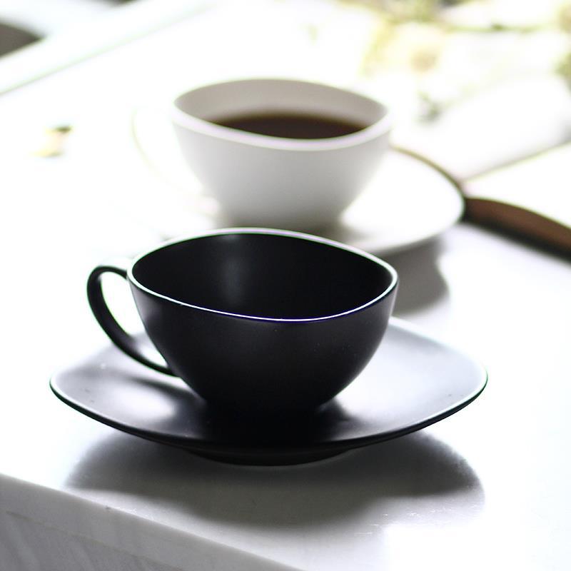 Nueva porcelana Aparato de café alemán ASA en forma taza cerámica con platillo té la tarde traje