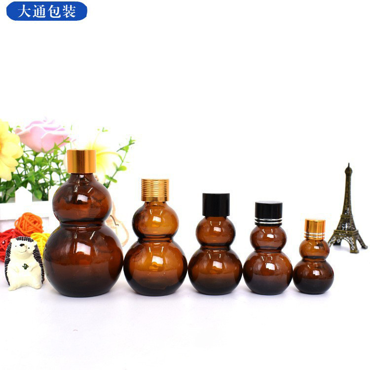 按摩精油瓶20ml双葫芦乳液玻璃瓶30ml精华滚珠瓶分装瓶滚珠设计|undefined