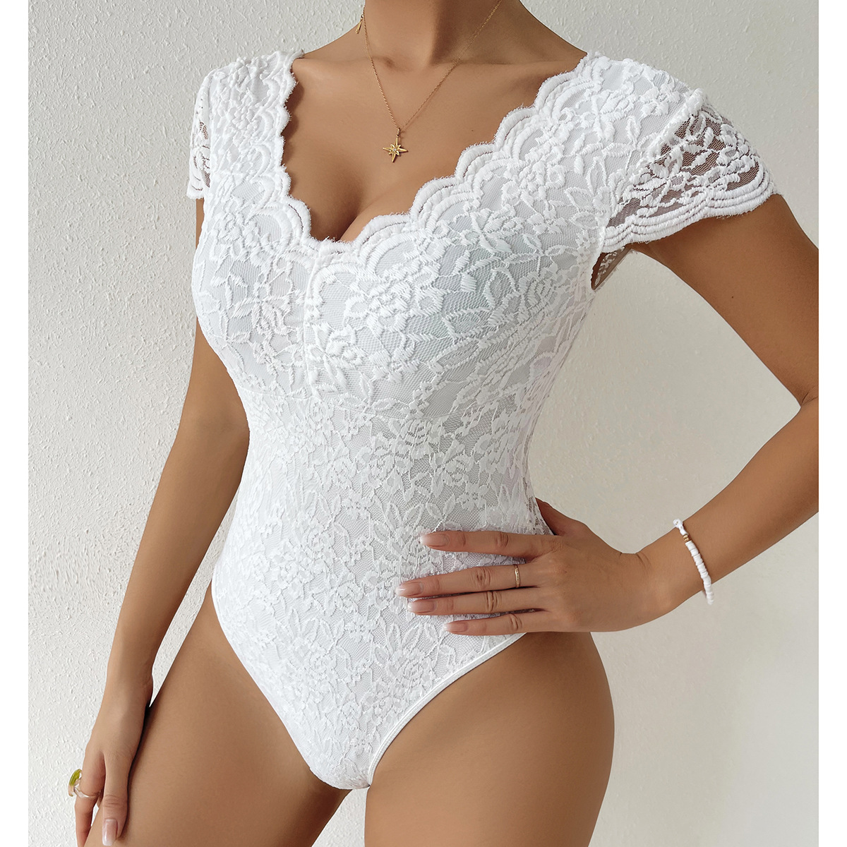 Women's Bodysuits Bodysuits Simple Style Solid Color display picture 3