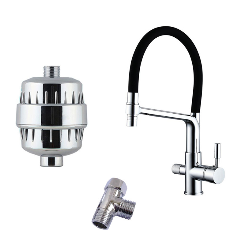 3 Way Pull down Single Handle Filter Kitchen Faucet for Reverse Osmosis or Water Filtration System Faucet