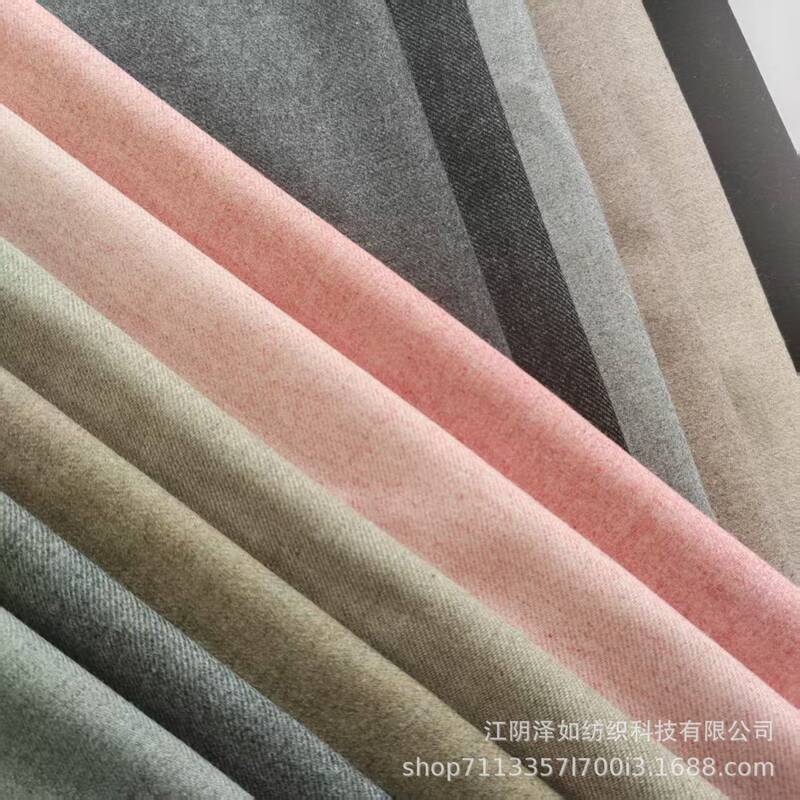 380G/M50 Wool Single-Sided Fine Twill Worsted Fabric for Coats, Dresses, and Suits, In-Stock Material for Home Textiles 380G/M50 Wool Single-Sided Fine Twill Worsted Fabric for Coats, Dresses, and Suits, In-Stock Material for Home Textiles