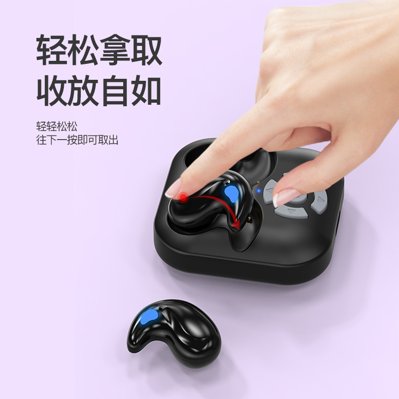 新型ワイヤレススポーツイヤホン、長時間バッテリー、スマホ遠隔操作、抖音いいね神器、睡眠用Bluetoothイヤホン、シリコンストラップ|undefined