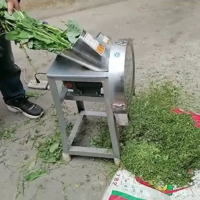 新款切草机碎草机铡草机小型家用养殖鸡鸭青饲料粉碎机猪草切碎机