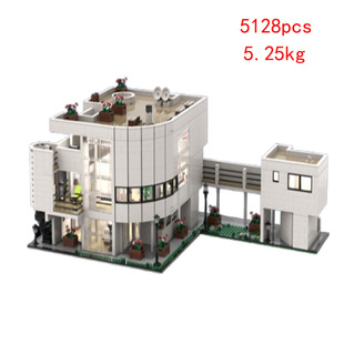 Cross-border hot selling spot MOC-94838 modern building villa assembled small particle building blocks toy model ornaments