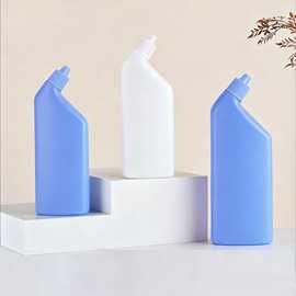 三华塑业550毫升歪嘴瓶洁厕液瓶pe塑料瓶弯颈清洁剂瓶分装空瓶