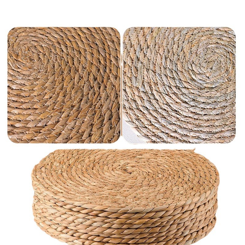 Amazon venta caliente de león tejido a mano almohadilla de taza almohadilla de aislamiento térmico mesa de comedor almohadilla de taza almohadilla de mortero almohadilla