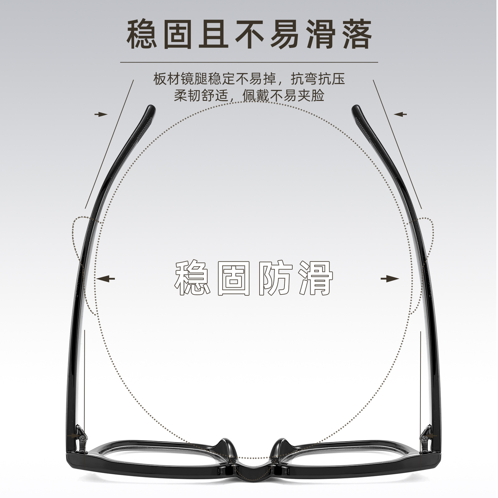 GM mismo estilo estilo ins cara simple marco negro TR celebridad de Internet marco de gafas anti-luz azul marco grande ala ancha puede equiparse con miopía Danyang lote