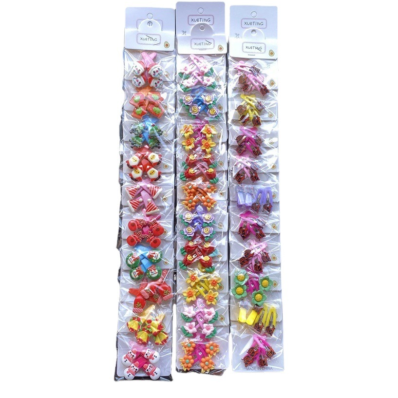 Clip infantil de dibujos animados de frutas animal BB clip de horquilla clip par dos yuanes tienda accesorios para el cabello accesorios para la cabeza suministro de accesorios