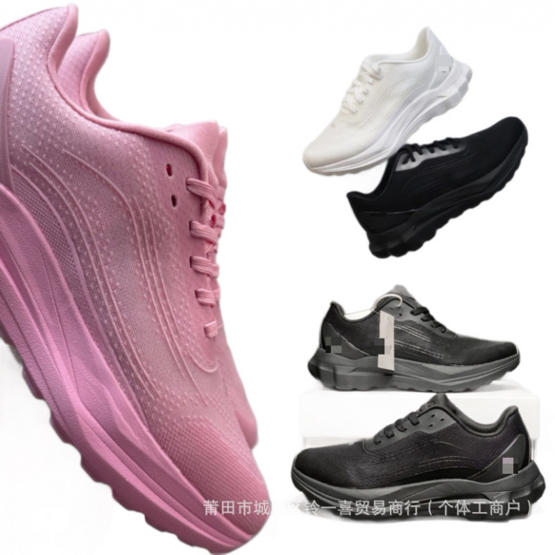 Cross-border Alo Runner Jin Zhixiu lujoso ligero conjunto completo de zapatos deportivos casuales de malla transpirable ultraligero para hombres y mujeres
