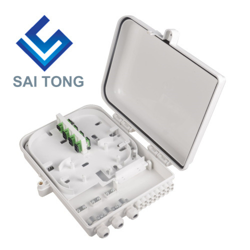 1分16光缆分纤箱FTTH外贸出口型1:16塑料光配线箱16芯光纤分线箱