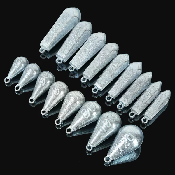 Fishing Dumper Sea Fishing Anti-hanging Bottom Boat Fishing Environmental Protection Rust-free Ring Iron Dumper Iron Weight Galvanized Water Drop Six-sided Iron Dumper