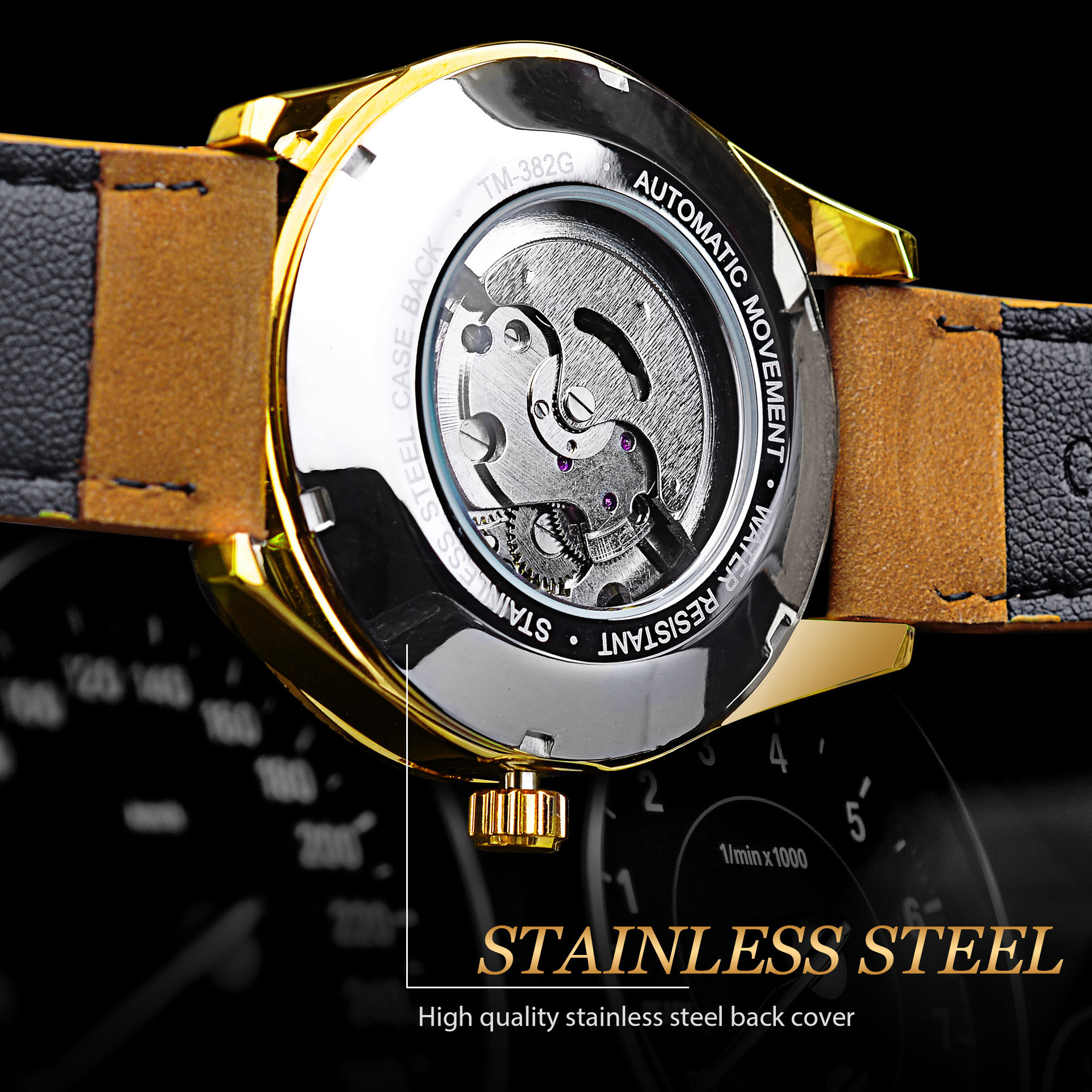 Forsing fully automatic mechanical watch, luminous, fashionable and casual men's watch with calendar new style_voghion.com