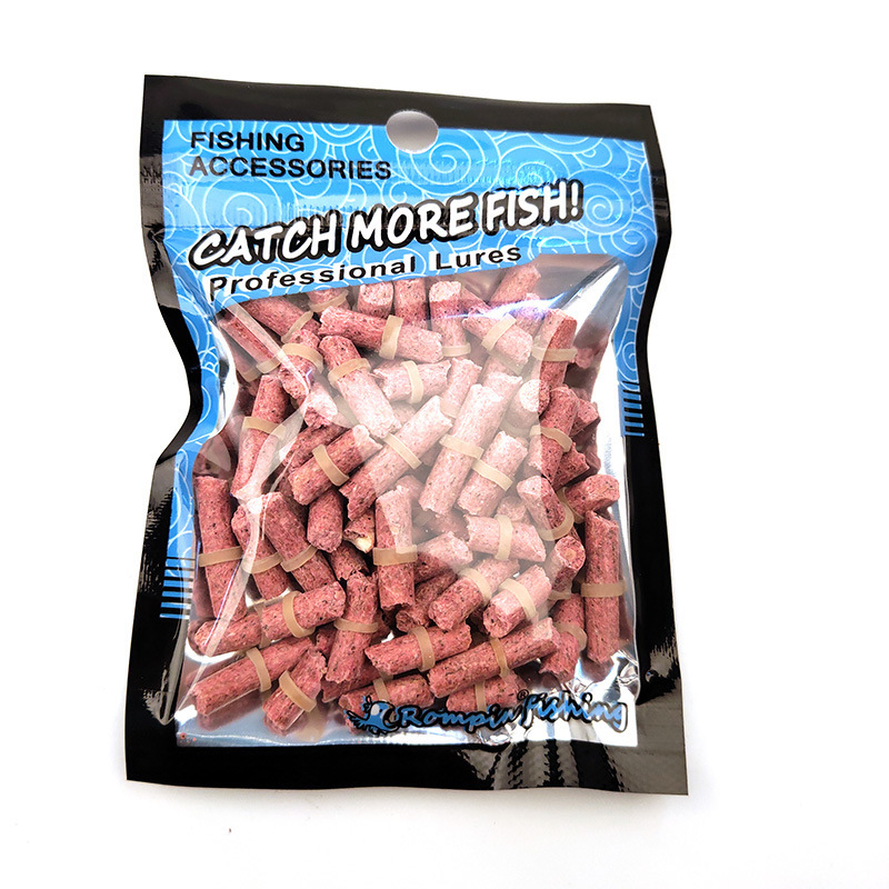 30g a pack of Red Worm rubber band particles crucian carp carp grass carp carp fishing European library fishing bait