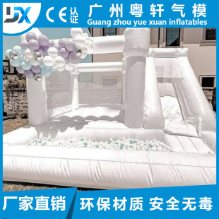 Inflatable Jumper Wedding Trampoline Children's Castle Entertainment Facilities European and American Activity Household Children's Inflatable Slide