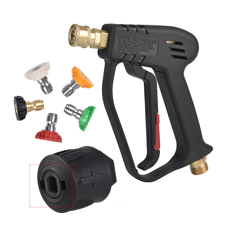 8: 총 + 5색 노즐 + Karcher 플라스틱 액세서리