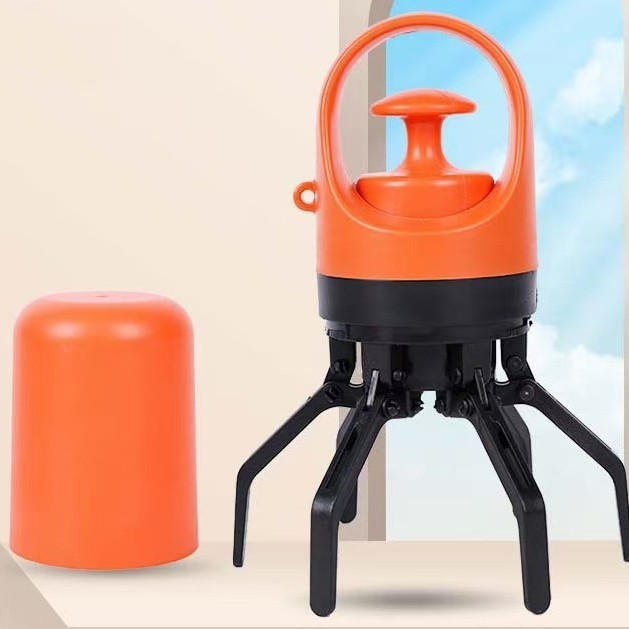 犬の散歩用のクロスボーダーペットうんちピッカー、ポータブル6本爪うんちピッカー、ゴミ袋ディスペンサー、犬用クリーニング用品|undefined