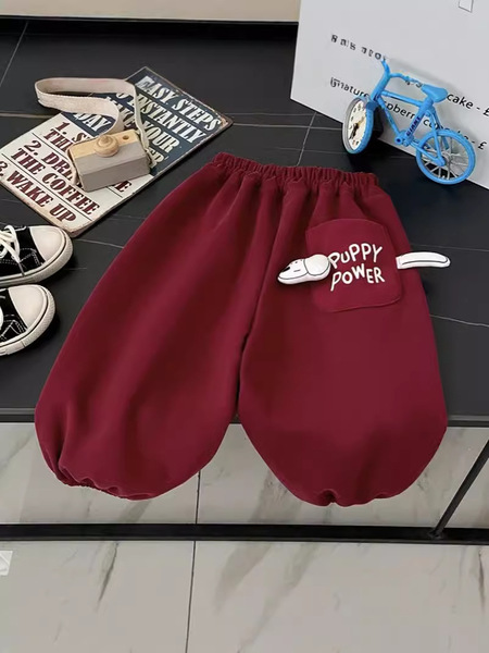 children's demi-season three dimensional trousers for men and women