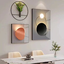 餐厅装饰画现代简约餐桌背景奶油风墙壁画北欧轻奢高级感饭厅挂画